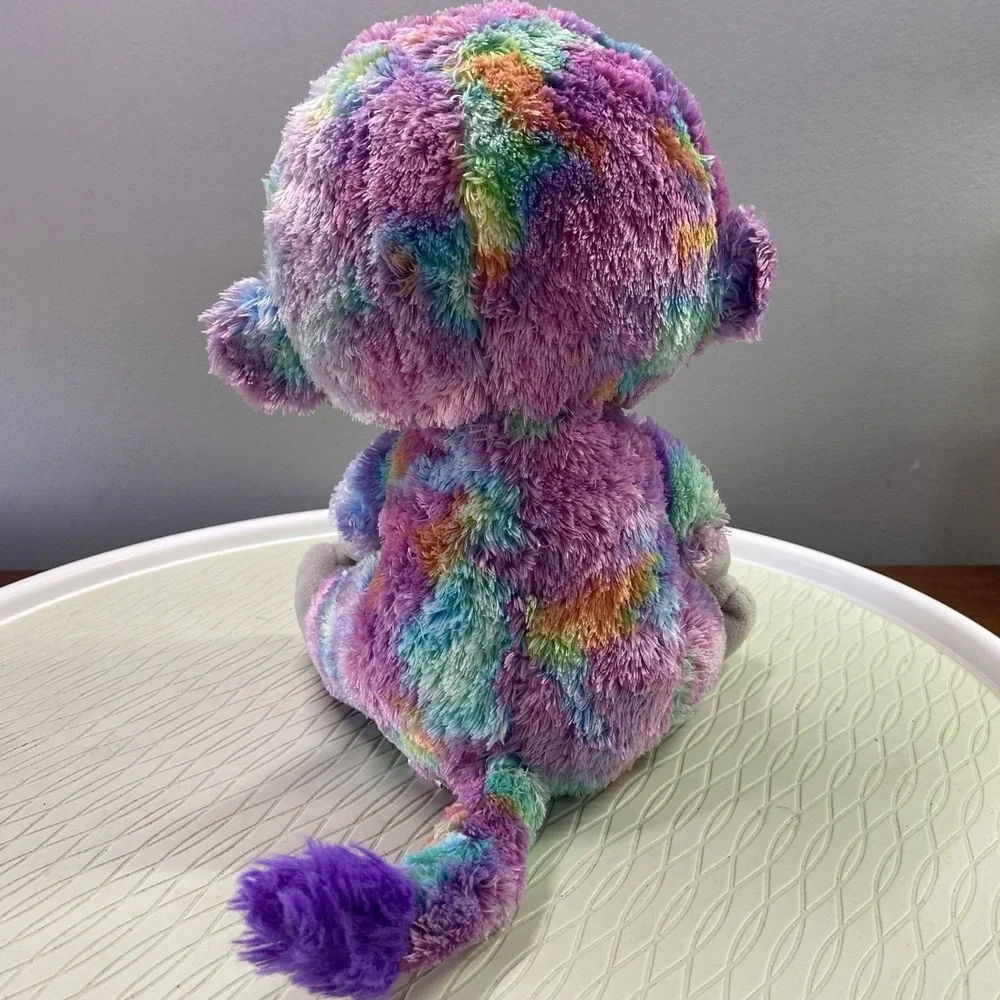 2018‎ Ty ZURI Pastel Monkey Beanie Plush 9.5